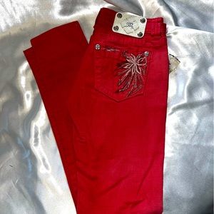 NWT Miss Me red Skinny